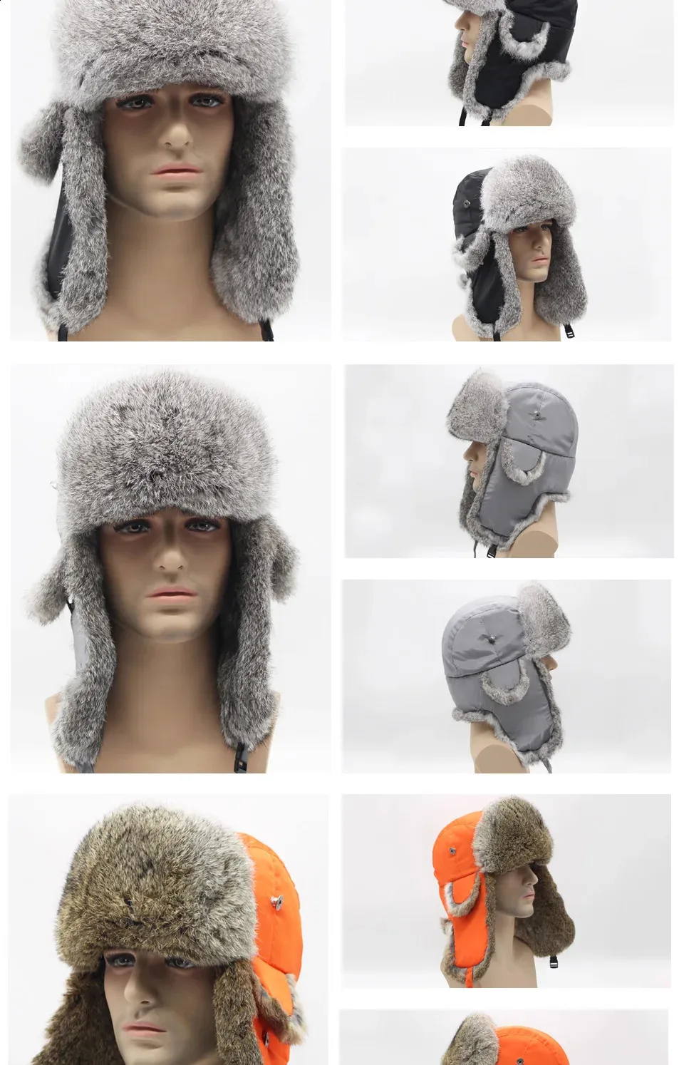 Russian Winter Hat: Warm Faux Fur Bomber Trapper Hat For Men Thickened Snow  Caps With Ear Flaps, Ideal For Cold Weather From Huan05, $10.3 | DHgate.Com, image size:960x1494