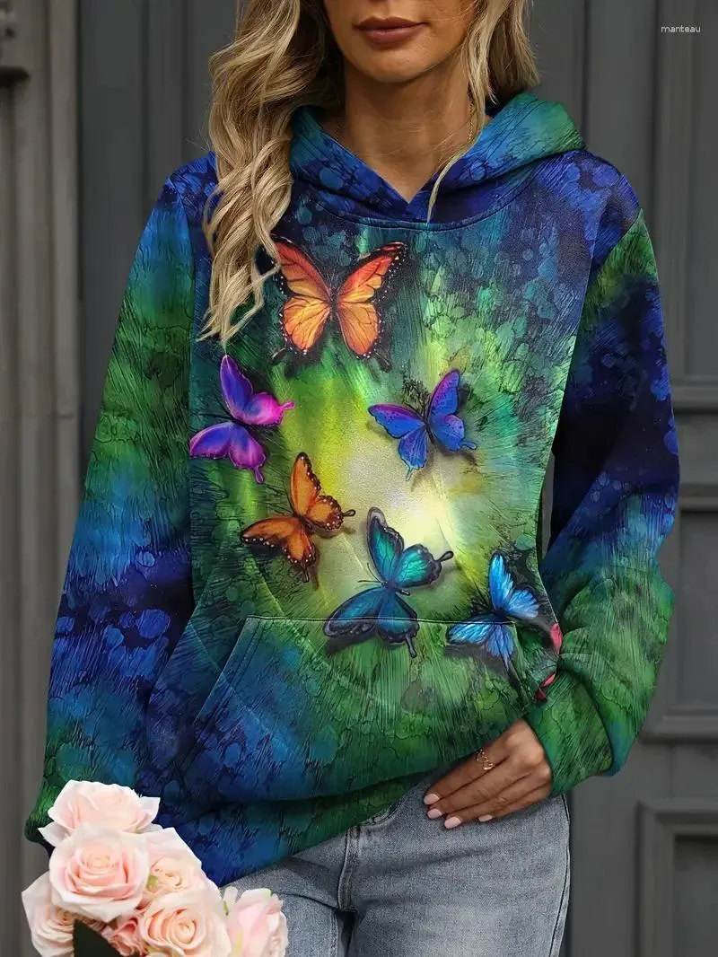 Fashion Women's Hoodies: Long Sleeve Pullover Sweatshirt Color Block Tie  Dye, Fall/Winter Shop Now!