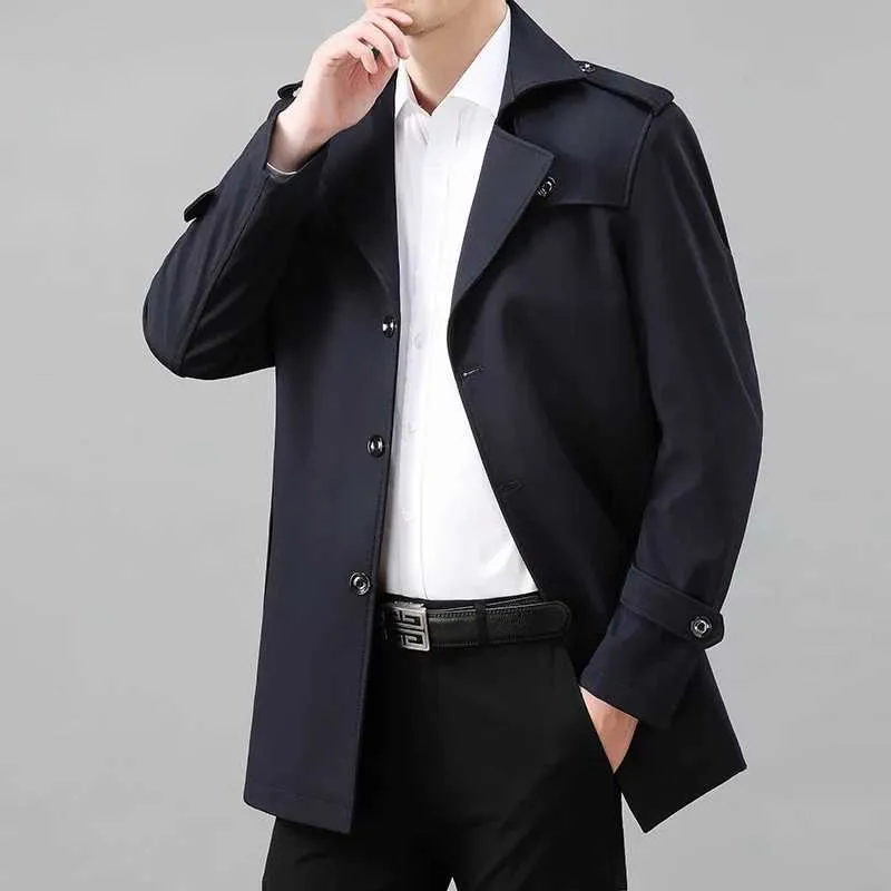 ジャケット・アウター MID LENGTH DAPPER COAT time is on OUTFIT IDEAS】 LEATHER:MID LENGTH DAPPER COAT SHIRT:COTTON×WOOL