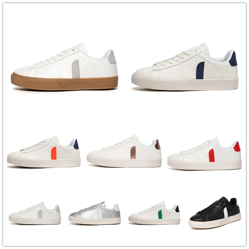 French Brazil Green Flats Low Carbon Organic Cotton Sneakers for Men and Women