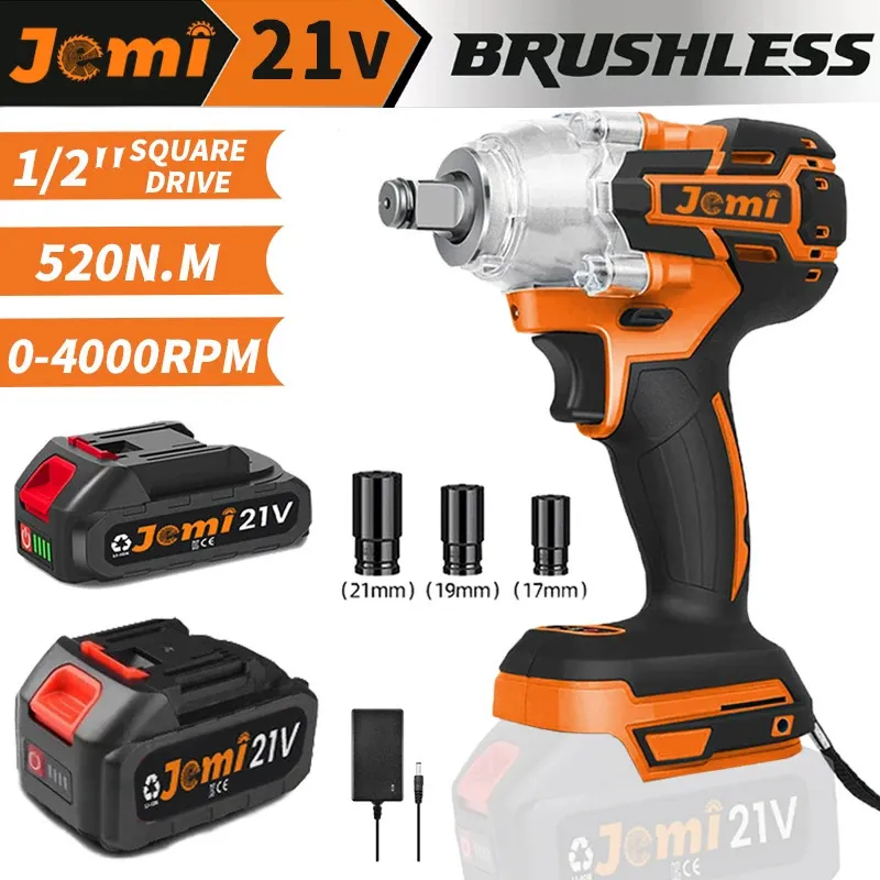Save Big on Bulk Brushless Cordless Screwdriver Cordless Impact Wrench  Drill Driver Set In Brushless Motor, Max 4000RPM, Electric Screwdriver, 