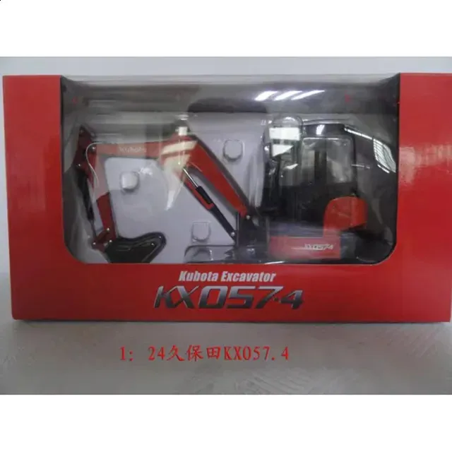 1/24 Scale Kubota KX057.4/U40-6 Excavator Model - Die Cast Alloy