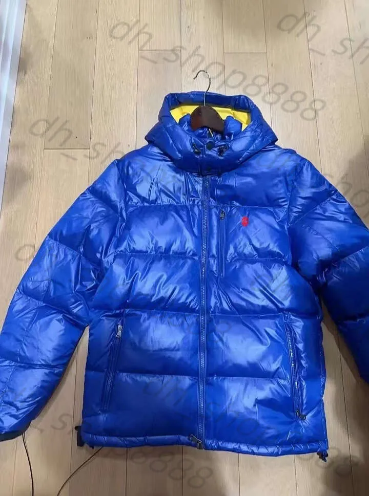 DHgate.com:Designer Polo Puffer Jacket: Glossy Down Jacket