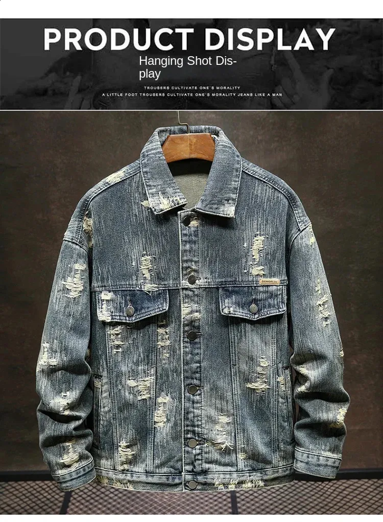 ジャケット・アウター 00s 291295=HOMME denim jacket y2k DHgate.com:Retro Blue Denim Jacket for Men - Washed Style
