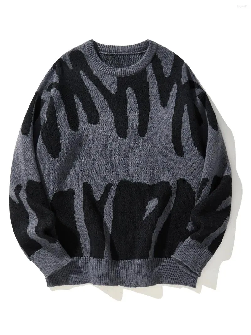 Casual Color Mixing Irregular Knitting Sweater Casual Color Mixing Irregular Knitting Sweater