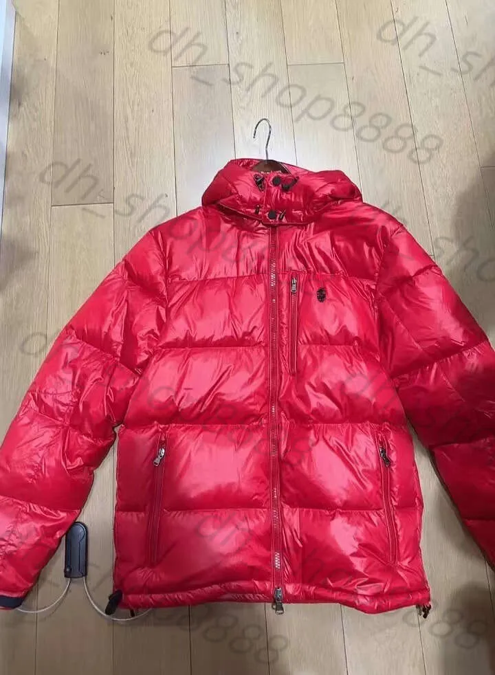 DHgate.com:Designer Polo Puffer Jacket: Glossy Down Jacket