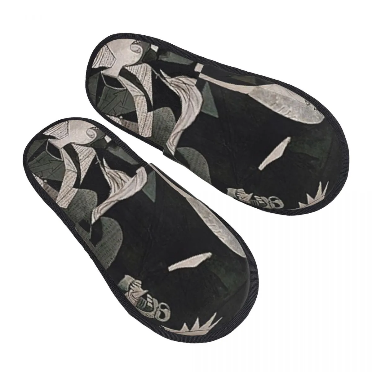 Guernica Art House Slippers: Custom Pablo Picasso Design, Soft Memory Foam,  Warm Comfy, Anti-Skid Indoor Shoes for Women Buy Now!
