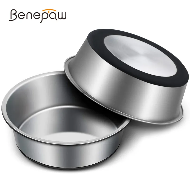 Benepaw Stainless Steel Non Slip Stainless Pet Bowl With Silicone Base Ideal Pet Feeding Dish For Small Medium And Large Dogs And Cats From Dh4645145 17.52 DHgate.Com