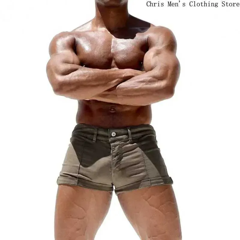 IEFiEL Men's Compression Sports Shorts | Glossy Finish | Athletic Swim & Gym