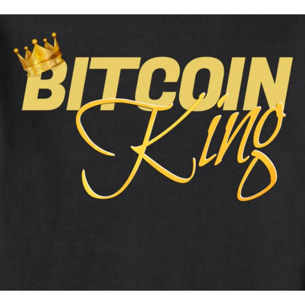 Mens Long Sleeve Bitcoin King Sweatshirt Funny Cryptocurrency Gift, Casual  Streetwear Tee From Fasts_shipping Vendor, $18.13 | DHgate.Com