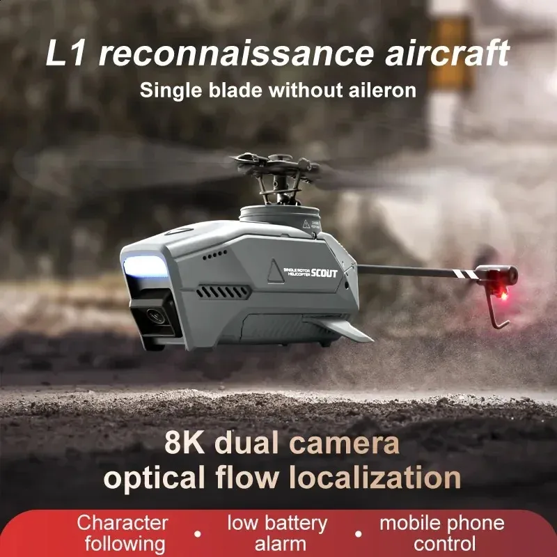 Camera Heli DHgate.com:8K Dual Camera RC Helicopter with 24GHz 4CH Electronic ...