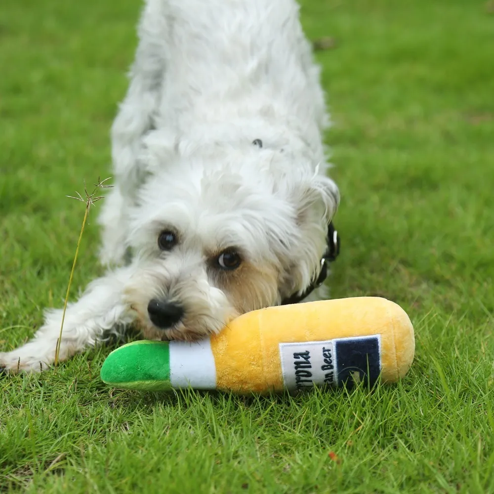 Washable Pet Toys: Cute Dog Wine Bottle Toy Soft Plush Champagne Rose Wine  Bottle Pet Toy From Dh912324407, $14.07 | DHgate.Com