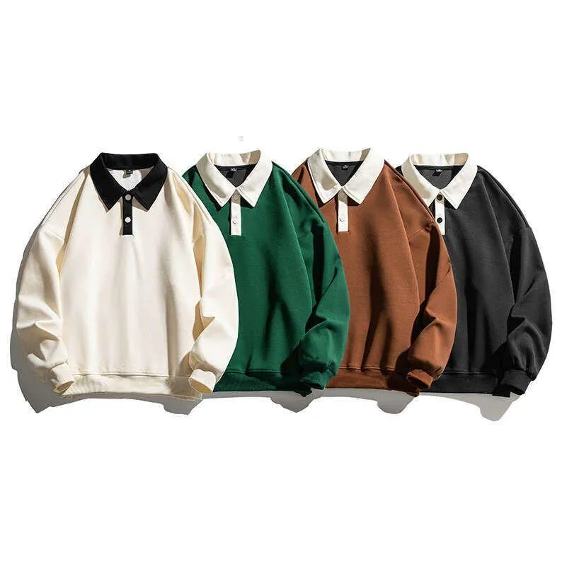 Fast Stylish Polo Color Block Hoodie And Sweatshirts With Collars OTAKHA From Croccharmshop Vendor 19.05 DHgate.Com