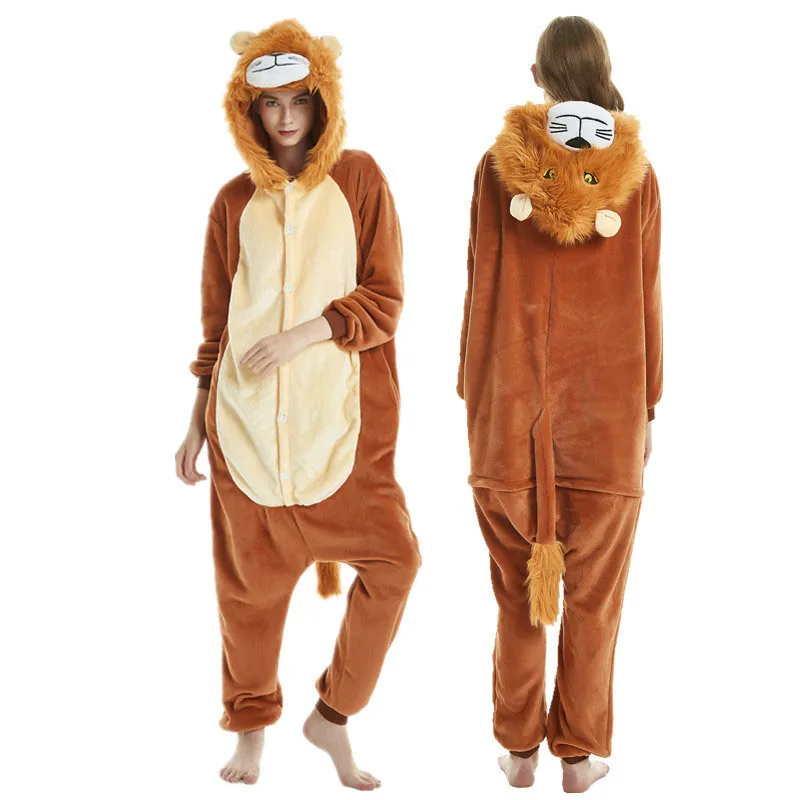 Onesie Pijamas De Animales Amazon Muestra De Franela Sintética