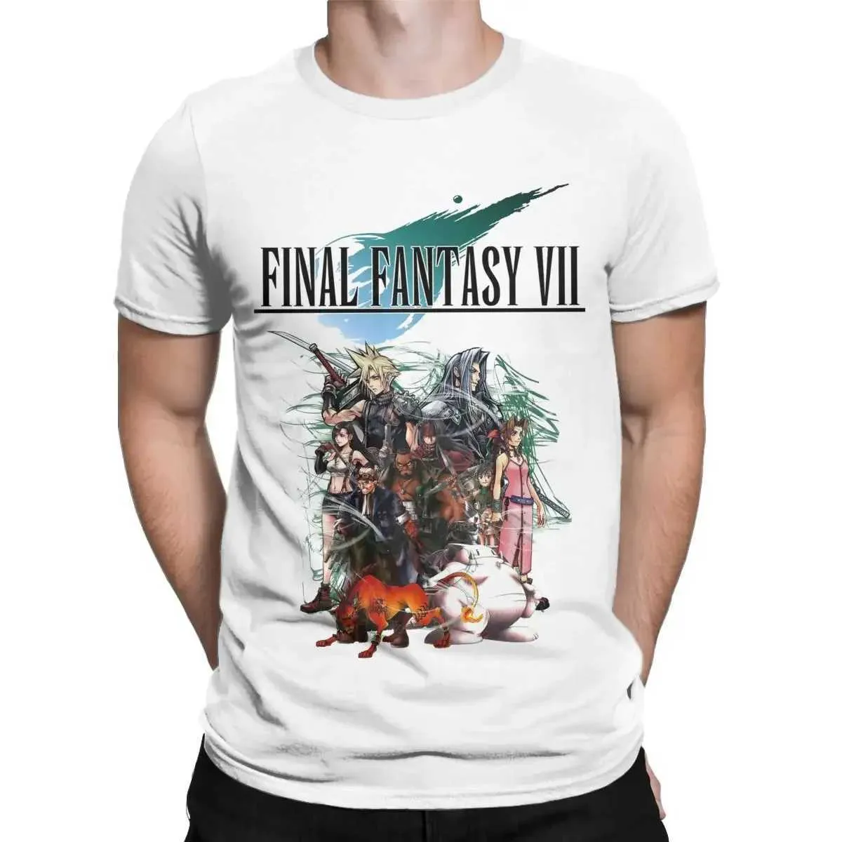 Final Fantasy VII Vintage Graphic T Shirt, Unisex Casual | DHgate