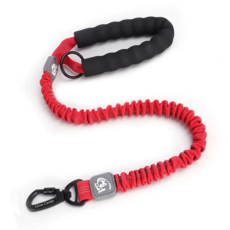 Bungee Dog Leash With Shock Absorption And Padded Handle For Dogs_voghion.com