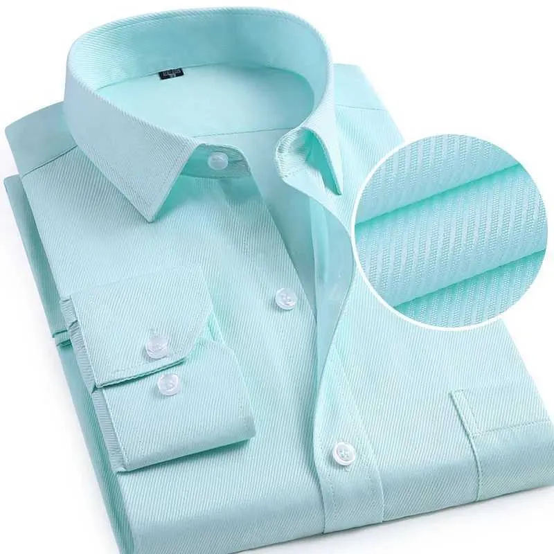 Z240914 Mens Cotton Twill Long Sleeve Shirt Single From