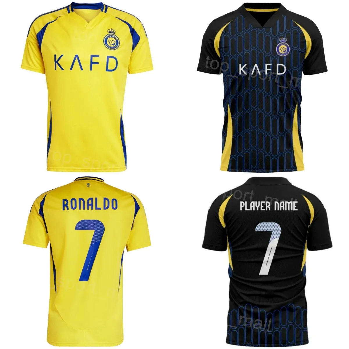 Save Big on Bulk Al Nassr Jersey 24 25 Al Nassr Jersey 24/25 Official  Football Shirt Kit: Ronaldo, Talisca, Mane More Best Deals on DHgate