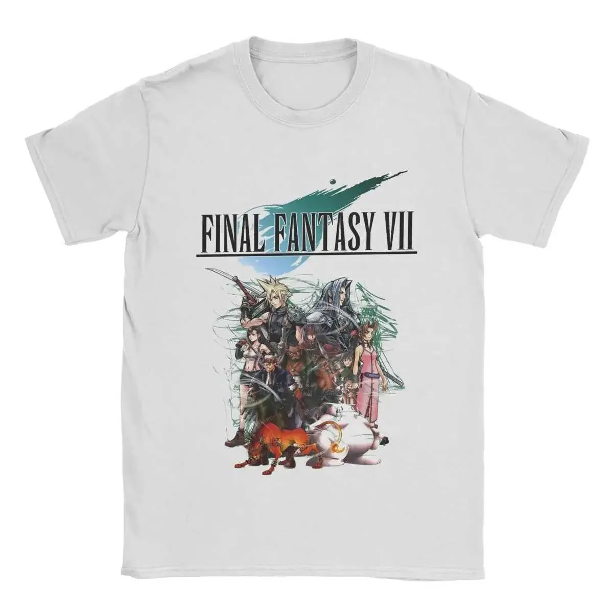 Wholesale Final Fantasy VII Character Collage T Shirt – Unisex