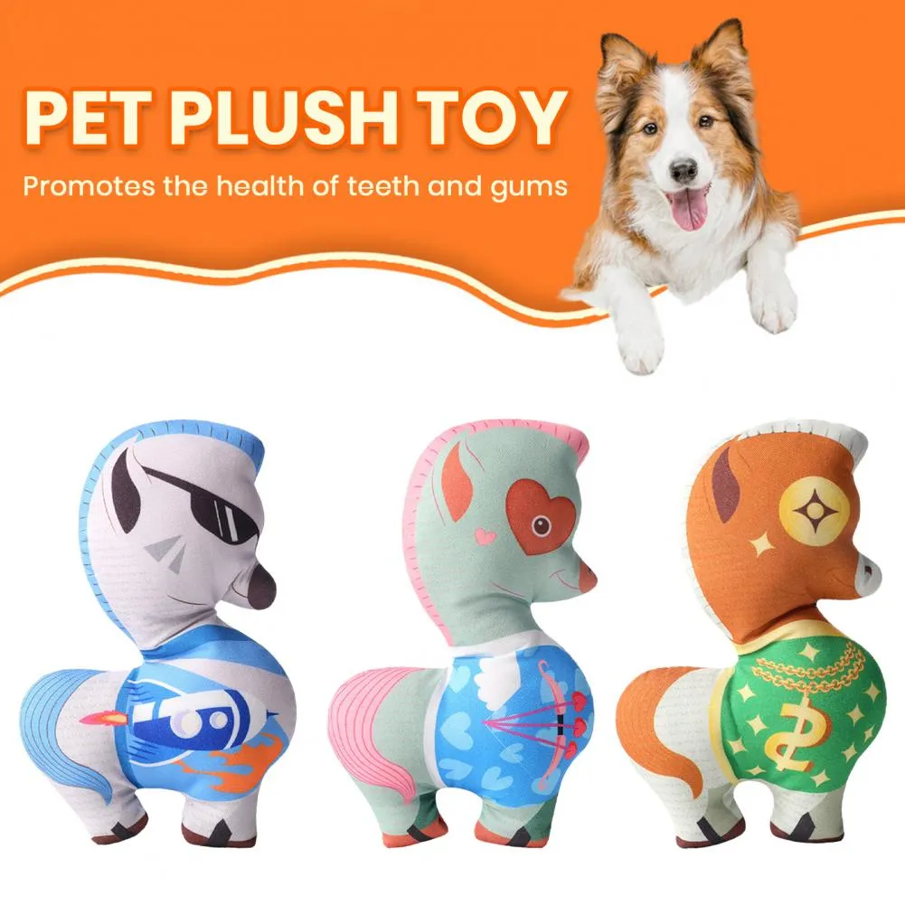 Durable Plush Dog Squeaky Toy Sound Effect Colorful, Cute Design for  Playtime! Shop Now!