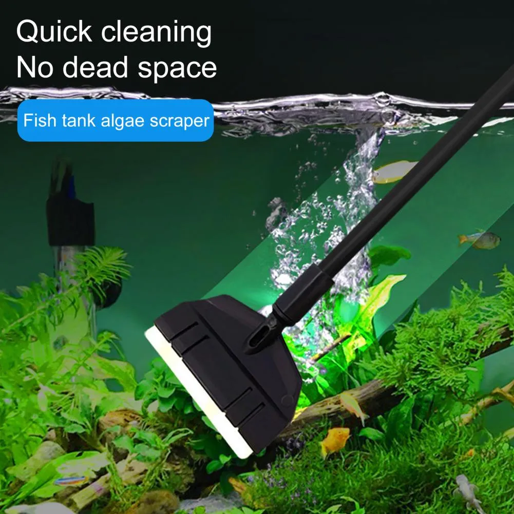 Adjustable Aquarium Algae Scraper Set: 5-in-1 Fish Tank Cleaning Kit ...