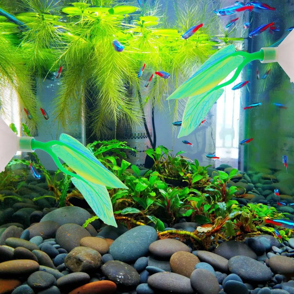 Aquarium Plant Decorations Realistic Betta Fish Leaf with