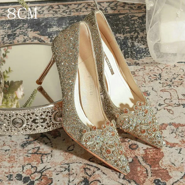 slim fit dress slacks Royal Fashion Tuxedo SHOES/Lf-8889 ROY/GLD / 7.5