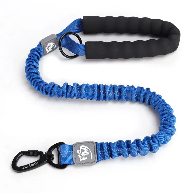 Bungee Dog Leash With Shock Absorption And Padded Handle For Dogs_voghion.com
