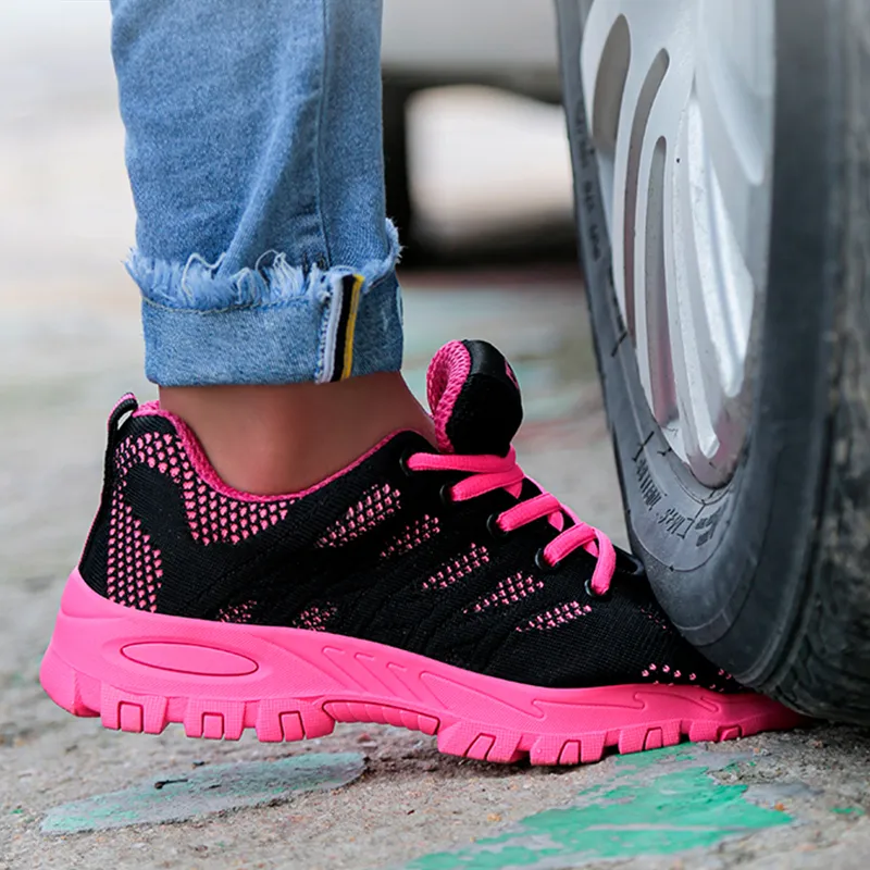 Slimta Lightweight Breathable Safety Shoes Womens Lightweight