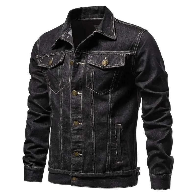 Combine Black Denim Jacket Korean Style Casual Look - Etsy