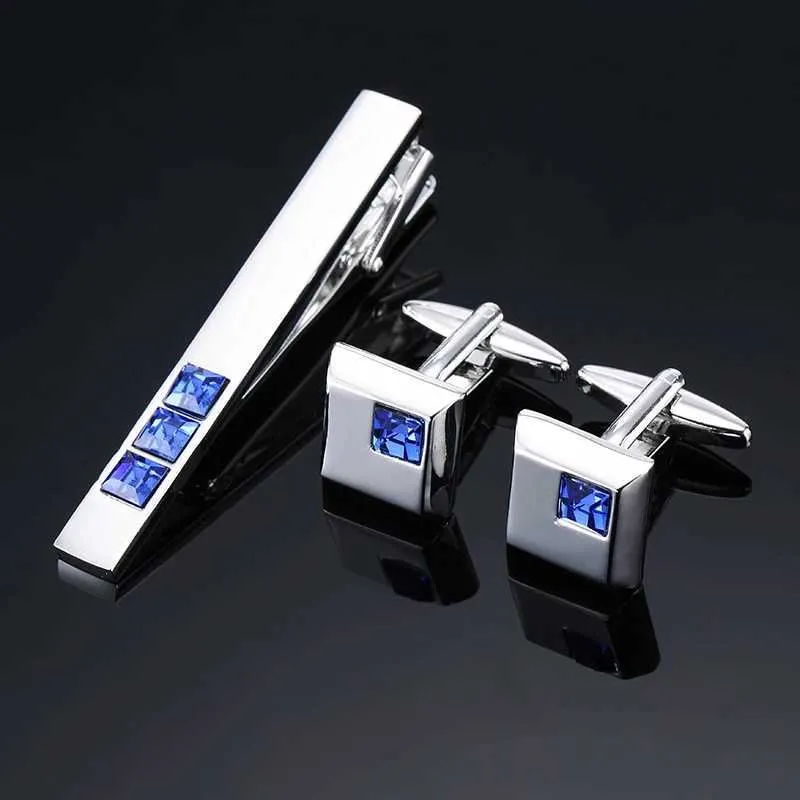 Rose Gold Crystal Cufflinks & Tie Clip Set - Mens Formal Dress Accessories  from Dhgate Tie Clips - price 16.88
