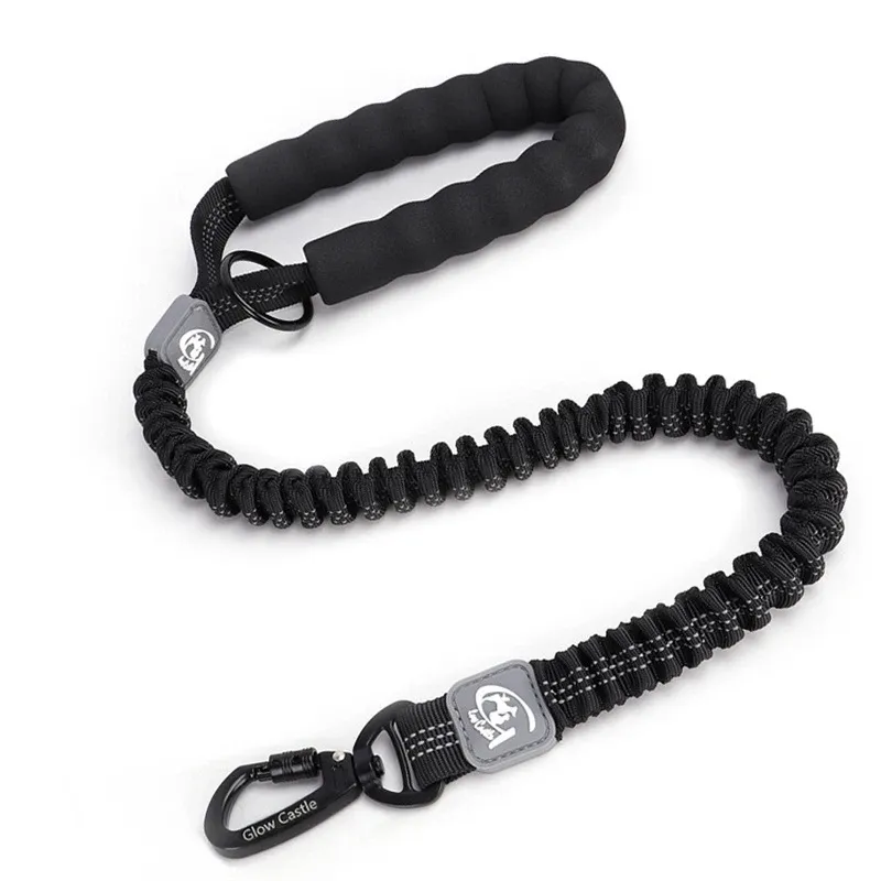 Bungee Dog Leash With Shock Absorption And Padded Handle For Dogs_voghion.com