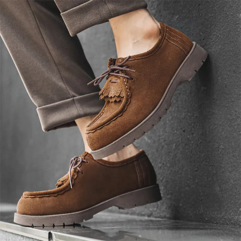 DHgate.com:Mens Suede Leather Casual Shoes - British Style DHgate.com:Mens Suede Leather Casual Shoes - British Style