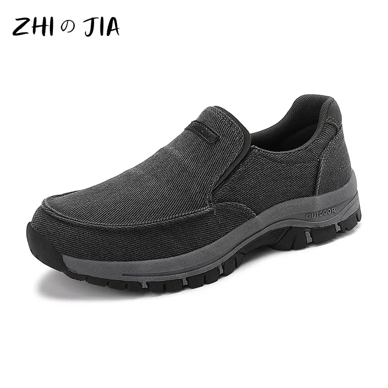 Bulk Non Slip Mens Sneakers For Elderly Lightweight Slip On Shoes