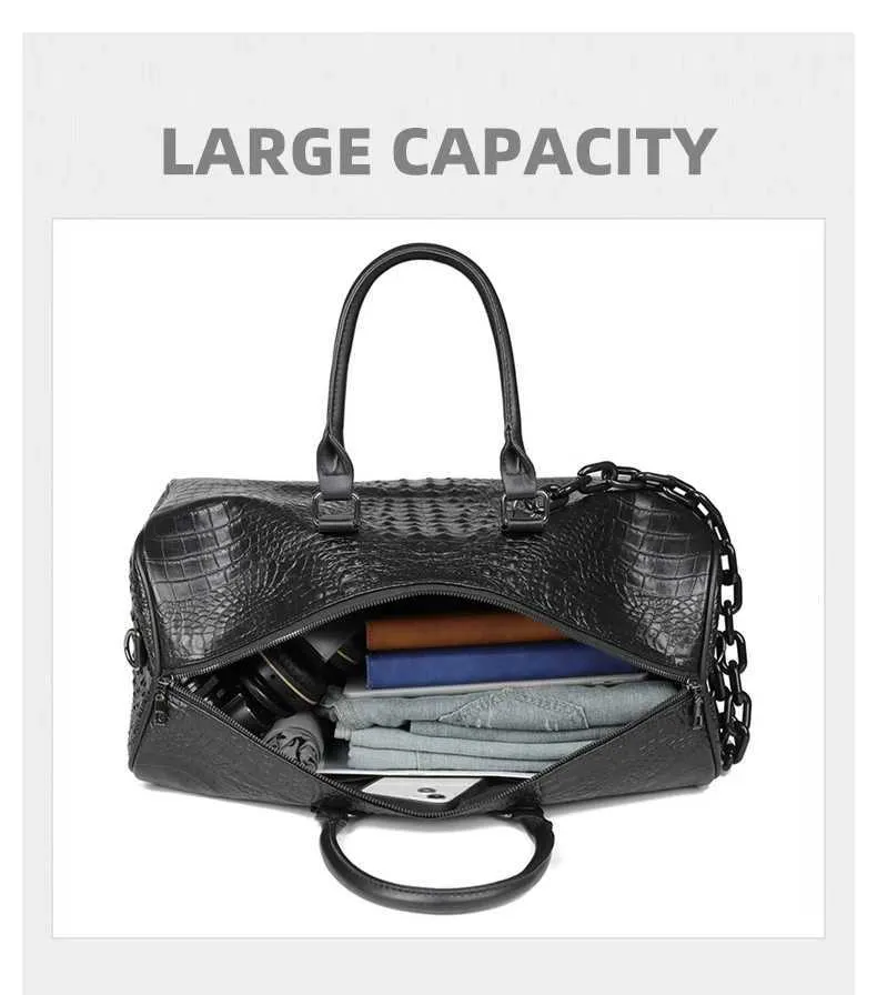 Waterproof Travel Duffel Bag for Men - Large Capacity Gym & Business ...