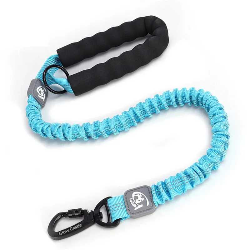 Bungee Dog Leash With Shock Absorption And Padded Handle For Dogs_voghion.com