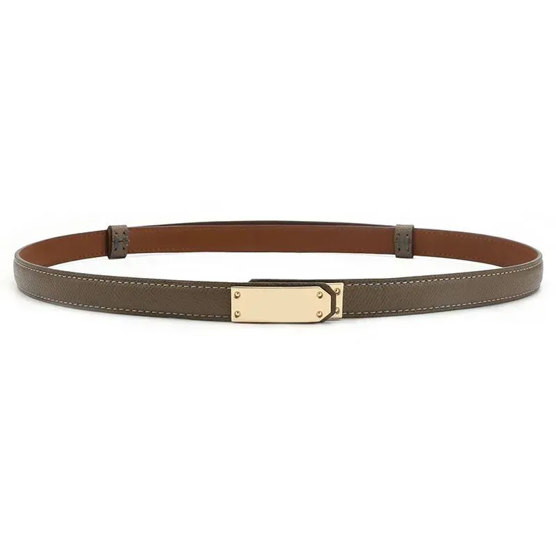 Mens Leather Belt With Lock Buckle Casual And Formal Skinny Waistband In Black And Brown For Evening Wear FAF021 From Fafafafa8888 5.61 DHgate.Com