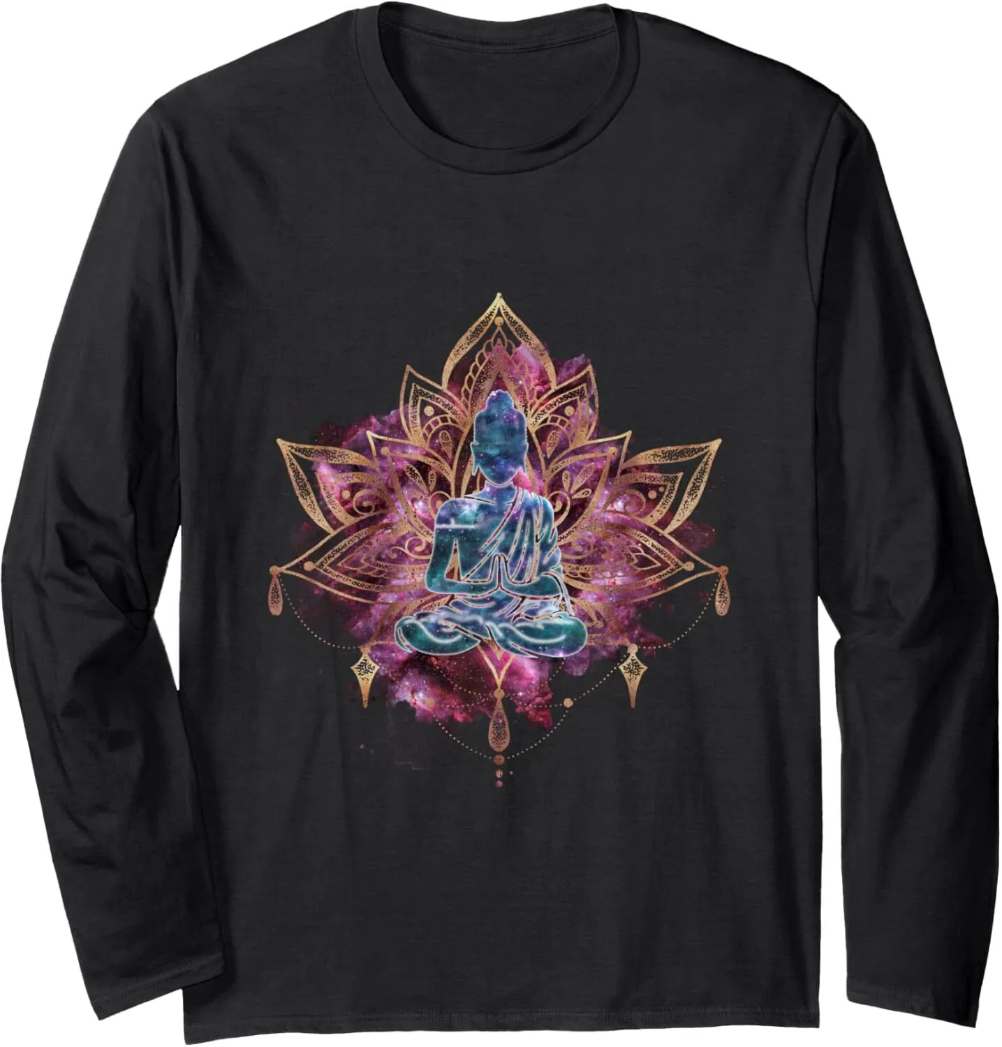 Save Big on Bulk Buddha Shirts Men's Long Sleeve Sweatshirt Spiritual  Buddha Lotus Flower Meditation Yoga Design, Casual Streetwear Top Best  Deals
