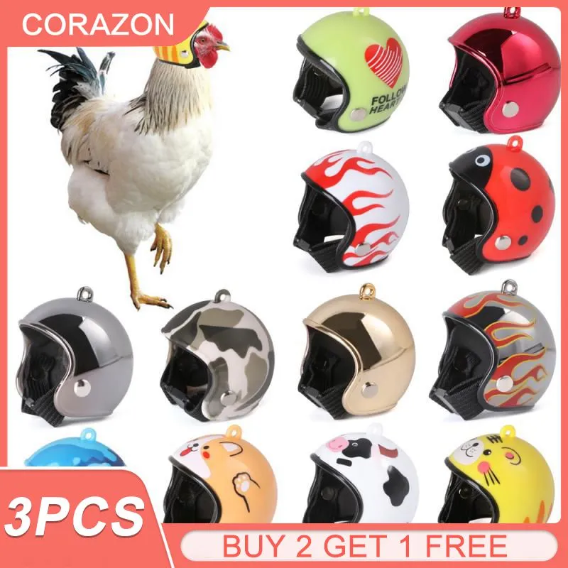 Adjustable Poultry Helmet, Cute Pet Bird Hard Hat, Small Animal - Main Image