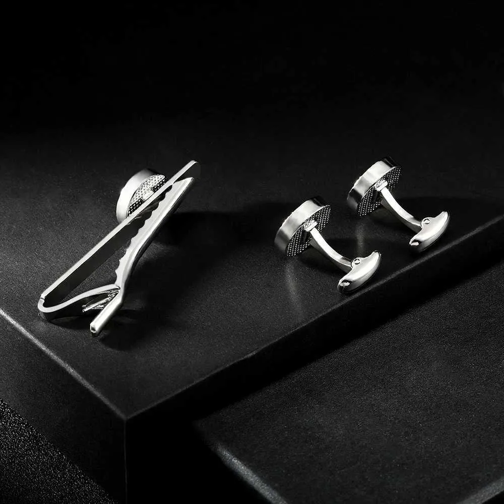 Blaue Krawattenklammer Für Herren – 6,1 Cm, Elegantes Accessoire Für Business & Hochzeit