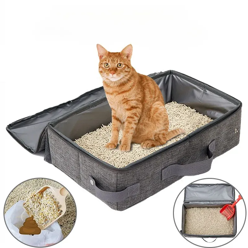 Foldable Oxford Cloth Litter Box Waterproof Removable Flushable Cat Litter Bag For Travel And Toilet Use From Dh1102942659 17.23 DHgate.Com