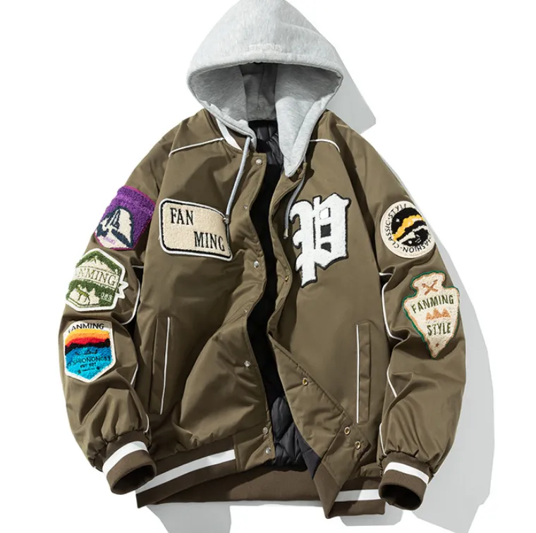 DHgate.com:Mens & Womens Varsity Jacket - Retro Baseball