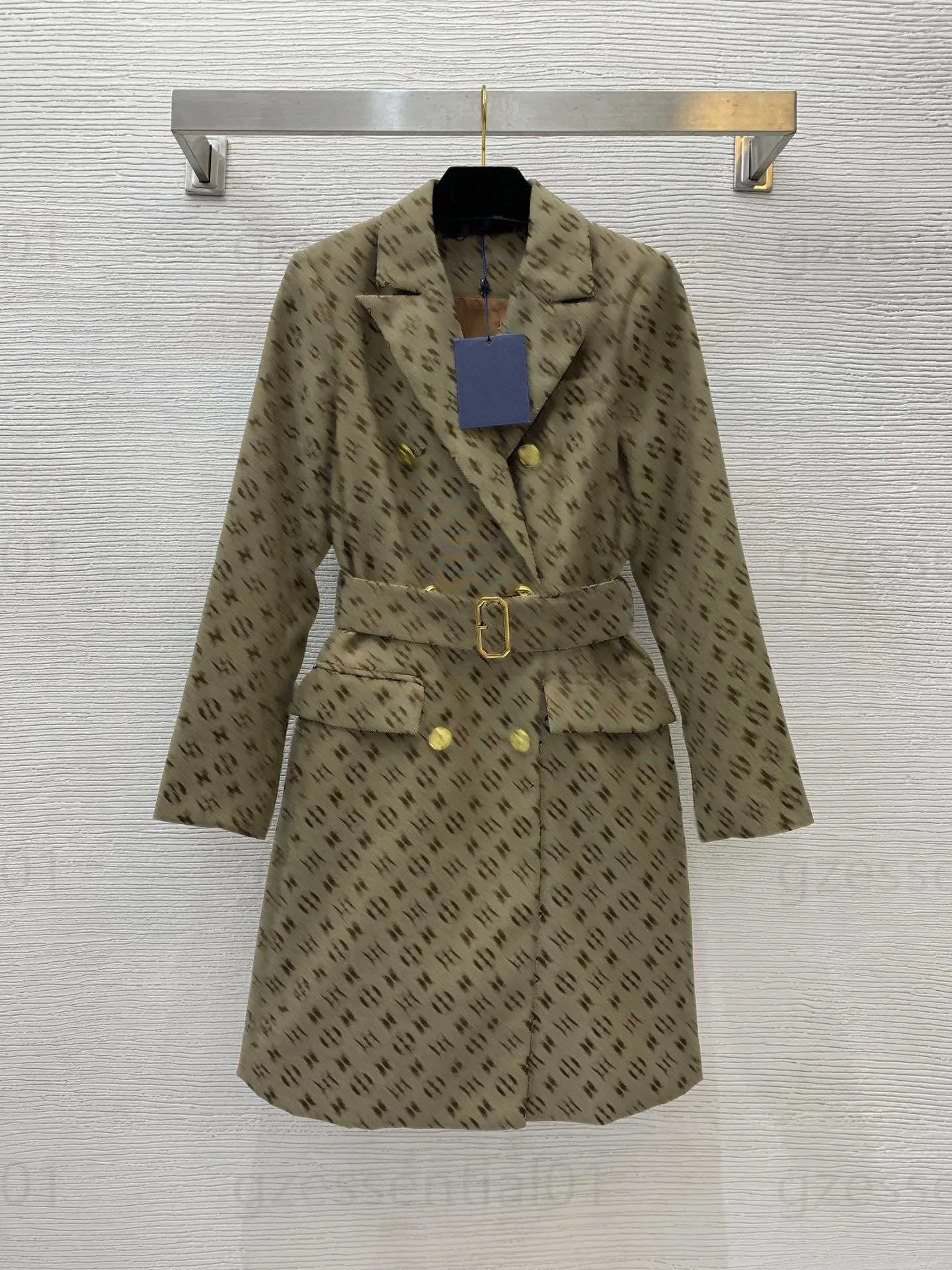 Womens Casual Trench Coat Dress with Lapel Neck and Belt, Polyester Cotton  Blend, Ankle-Length, Summer from Dhgate Basic & Casual Dresses - price  157.79