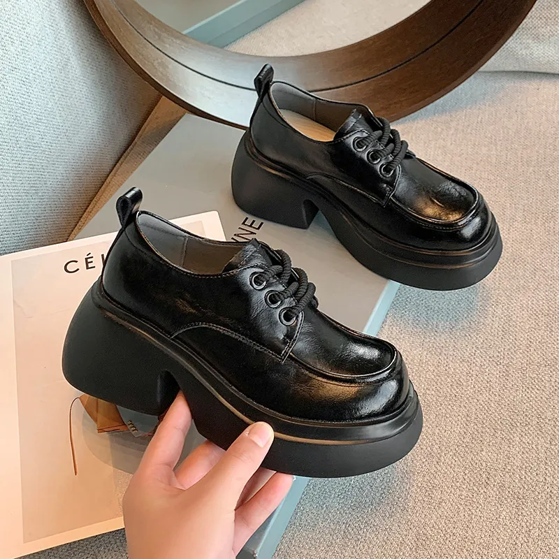 Cheap black platform shoes sale