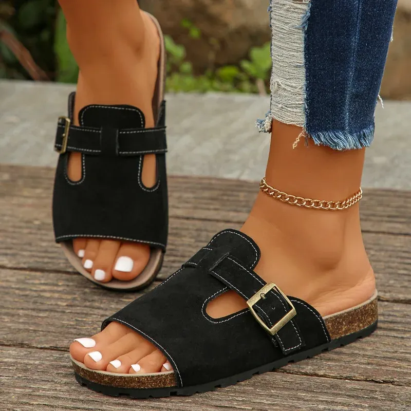 Open Toe Slippers Amazon Slipper For Ladies Women's Summer Flat