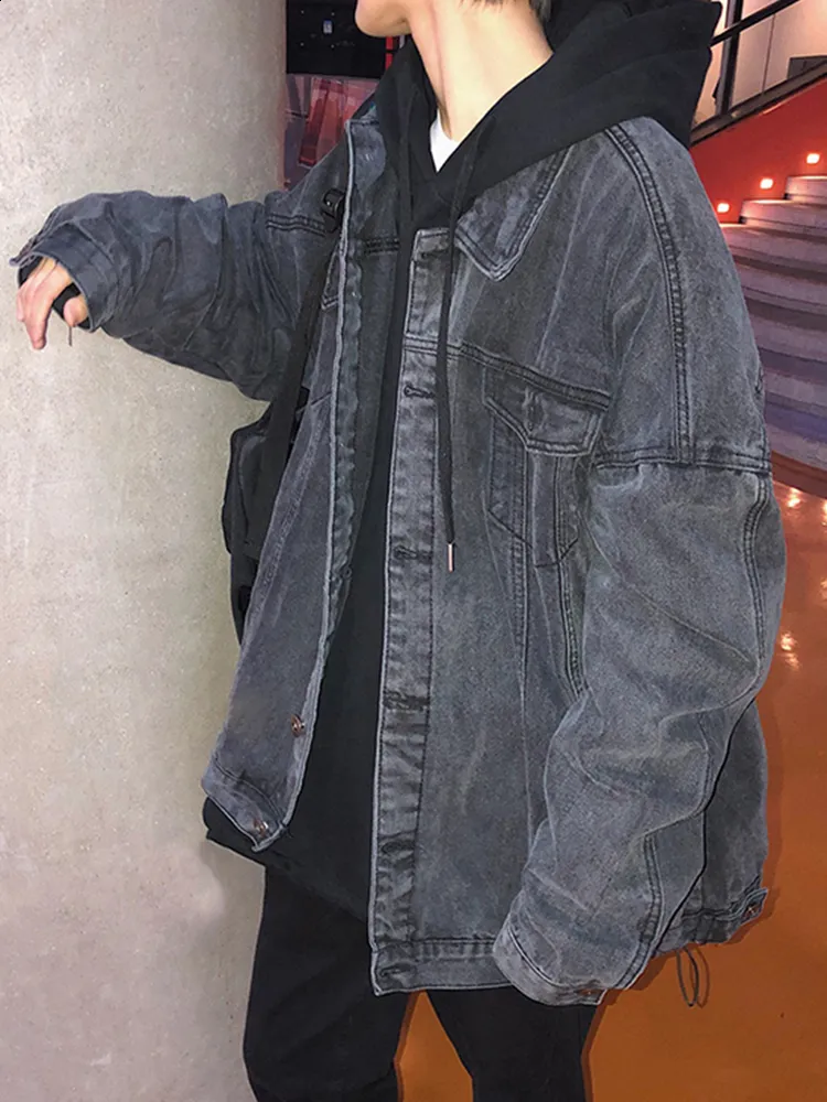 d/him Black Denim Tracker Jacket 48 ブラック Amazon.com: Overdrive Men's Denim Biker Trucker Jacket CE