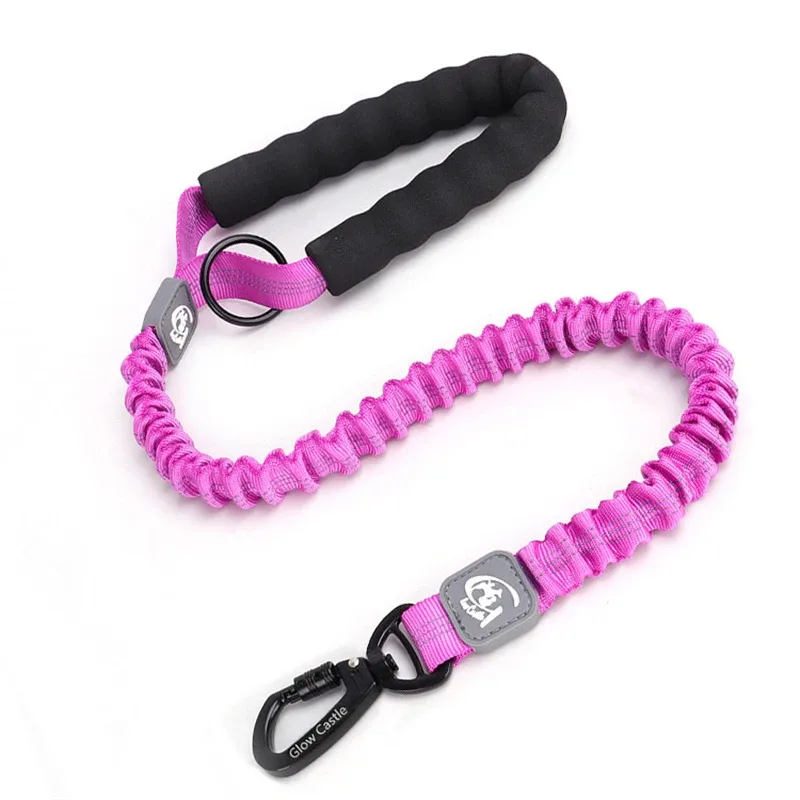 Bungee Dog Leash With Shock Absorption And Padded Handle For Dogs_voghion.com