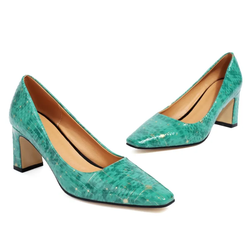 emerald green dress shoes for women Emerald green sequin high-vamp ballet flats main image 1
