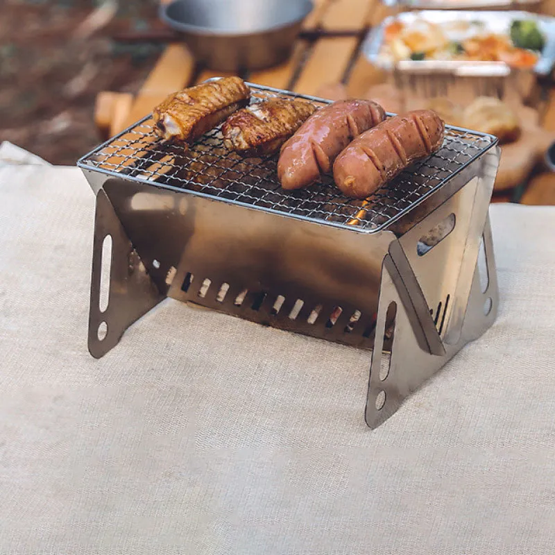 Portable Charcoal Grill With Lid Portable Charcoal Grill, Folding