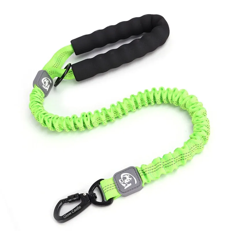 Bungee Dog Leash With Shock Absorption And Padded Handle For Dogs_voghion.com